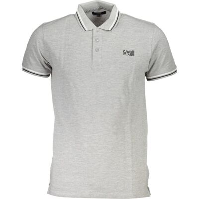 Cavalli Class, Herren, Shirts, Grigio Cotton Men Polo, Grau, (XXL) Cavalli Class, Herren, Shirts, Grigio Cotton Men Polo, Grau, (XXL)