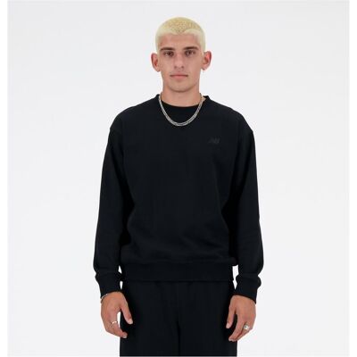 New Balance, Herren, Pullover, NB Athletics French Terry Crew, Schwarz, (S) New Balance, Herren, Pullover, NB Athletics French Terry Crew, Schwarz, (S)