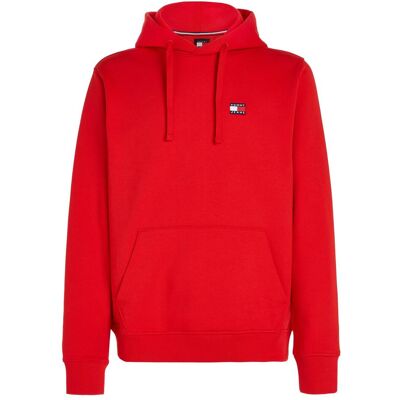 Tommy Hilfiger Herren, Pullover, Herren-Hoodie Tjm Reg Badge Hoodie, Rot, (M) Tommy Hilfiger Herren, Pullover, Herren-Hoodie Tjm Reg Badge Hoodie, Rot, (M)