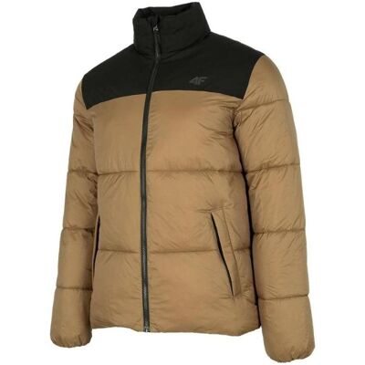 4F, Herren, Mäntel, Herrenjacke mit hellbraun H4Z22 KUMP005 (XL), Beige 4F, Herren, Mäntel, Herrenjacke mit hellbraun H4Z22 KUMP005 (XL), Beige