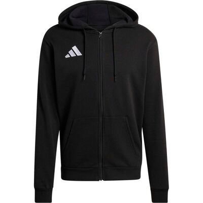 Adidas Herren, Pullover, schwarzer Herren-Kapuzenpullover Entrada, Schwarz, Weiss, (M) Adidas Herren, Pullover, schwarzer Herren-Kapuzenpullover Entrada, Schwarz, Weiss, (M)