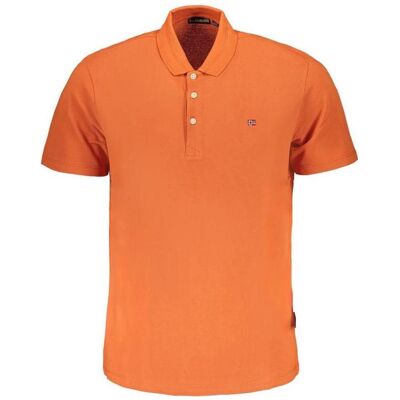 Napapijri, Herren, Shirts, Arancione Cotton Men Polo, Orange, (M) Napapijri, Herren, Shirts, Arancione Cotton Men Polo, Orange, (M)