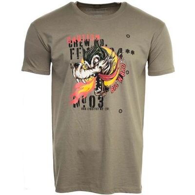 Gaya Entertainment, Herren, Shirts, Call of Duty: Vanguard T-Shirt "Wolf" Khaki, (L) Gaya Entertainment, Herren, Shirts, Call of Duty: Vanguard T-Shirt "Wolf" Khaki, (L)