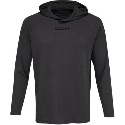 CCM, Herren, Pullover, Langarm-Premium-Trainingshoodie (Schwarz, M), Schwarz, (M) CCM, Herren, Pullover, Langarm-Premium-Trainingshoodie (Schwarz, M), Schwarz, (M)