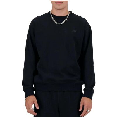 New Balance, Herren, Pullover, NB Athletics French Terry Crew, Schwarz, (L) New Balance, Herren, Pullover, NB Athletics French Terry Crew, Schwarz, (L)