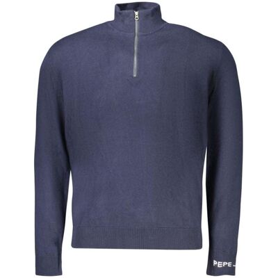 Pepe Jeans, Herren, Pullover, Blue Cotton Men Sweater, Blau, (L) Pepe Jeans, Herren, Pullover, Blue Cotton Men Sweater, Blau, (L)