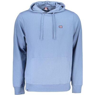 Norway 1963, Herren, Pullover, Blue Cotton Men's Sweatshirt, Blau, (S) Norway 1963, Herren, Pullover, Blue Cotton Men's Sweatshirt, Blau, (S)