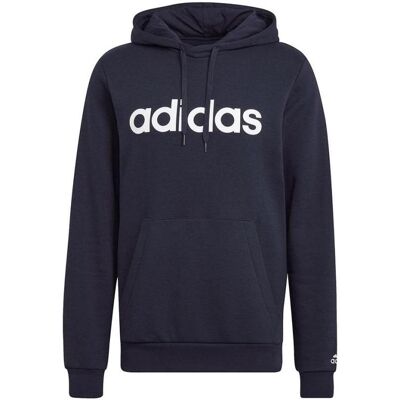 Adidas Herren, Pullover, Essentials Linear Sweatshirt, Blau, Schwarz, (M) Adidas Herren, Pullover, Essentials Linear Sweatshirt, Blau, Schwarz, (M)