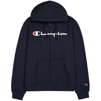 Chappi, Herren, Pullover, Bluza męska Champion Full Zip Hoodie granatowa 220255 BS501 XL, Blau, (XL) Chappi, Herren, Pullover, Bluza męska Champion Full Zip Hoodie granatowa 220255 BS501 XL, Blau, (XL)
