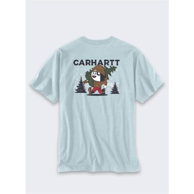 Carhartt, Herren, Shirts, Schweres, grafisches Early Fog-T-Shirt, Grau, (S) Carhartt, Herren, Shirts, Schweres, grafisches Early Fog-T-Shirt, Grau, (S)