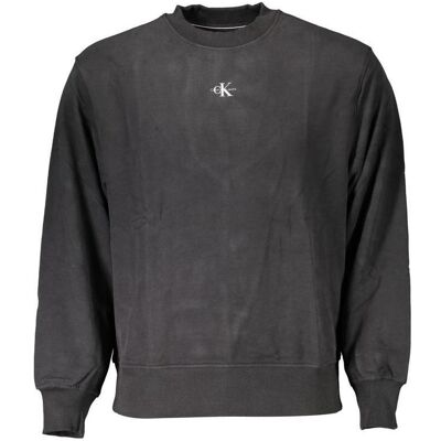 Calvin Klein Jeans, Herren, Pullover, JEANS - Men's crewneck sweatshirt with micro logo - Size XL, Schwarz, (XL) Calvin Klein Jeans, Herren, Pullover, JEANS - Men's crewneck sweatshirt with micro logo - Size XL, Schwarz, (XL)