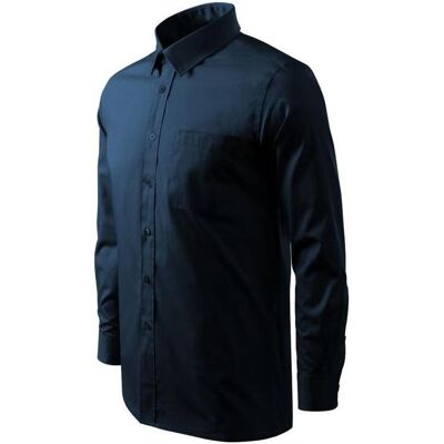 Malfini, Herren, Hemden, Men's Style LS Shirt (Navy Blue), Blau, (XL) Malfini, Herren, Hemden, Men's Style LS Shirt (Navy Blue), Blau, (XL)