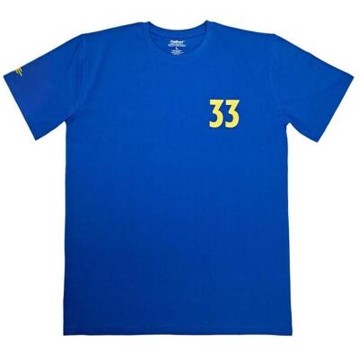 Dpi Merchandising, Herren, Shirts, Fallout T-Shirt ""Vault 33"" Blue, Blau, (XXL) Dpi Merchandising, Herren, Shirts, Fallout T-Shirt ""Vault 33"" Blue, Blau, (XXL)