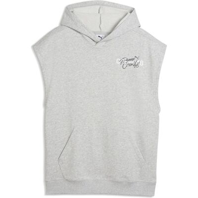 Puma Herren, Pullover, M Crew French Terry Sleeveless Hoodie, Grau, (3XL) Puma Herren, Pullover, M Crew French Terry Sleeveless Hoodie, Grau, (3XL)