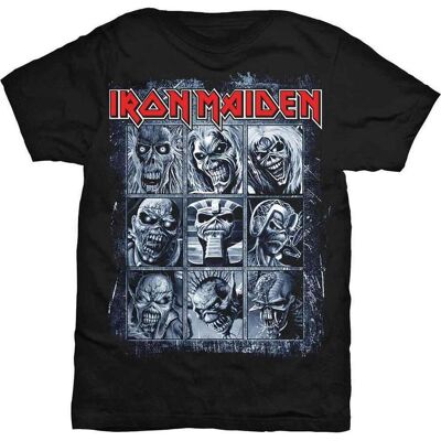 HeyRusty Eiserne Jungfrau Nine Eddies Schwarzes T-Shirt - Heavy Metal HeyRusty Eiserne Jungfrau Nine Eddies Schwarzes T-Shirt - Heavy Metal