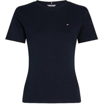 Tommy Hilfiger Unisex, Shirts, New Slim Cody C-Nk Ss, Blau, (S) Tommy Hilfiger Unisex, Shirts, New Slim Cody C-Nk Ss, Blau, (S)