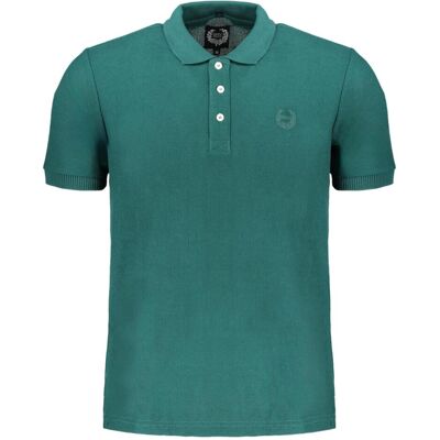 Gian Marco Venturi, Herren, Shirts, Gianmarco Venturi Grünes Poloshirt aus Baumwolle, Grün, (XL) Gian Marco Venturi, Herren, Shirts, Gianmarco Venturi Grünes Poloshirt aus Baumwolle, Grün, (XL)