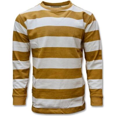 Taikan, Herren, Pullover, Men's Striped Crew Sweatshirt - 1306004.TAN, Mehrfarbig, Weiss, Gelb, (L) Taikan, Herren, Pullover, Men's Striped Crew Sweatshirt - 1306004.TAN, Mehrfarbig, Weiss, Gelb, (L)