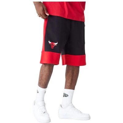 New Era, Herren, Shorts, NBA Chicago Bulls Colorblock Shorts Herren, Schwarz, Rot, (L) New Era, Herren, Shorts, NBA Chicago Bulls Colorblock Shorts Herren, Schwarz, Rot, (L)