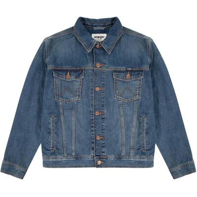 Wrangler, Herren, Leichte Jacken, Classic Denim Jacket, Blau, (XXL) Wrangler, Herren, Leichte Jacken, Classic Denim Jacket, Blau, (XXL)