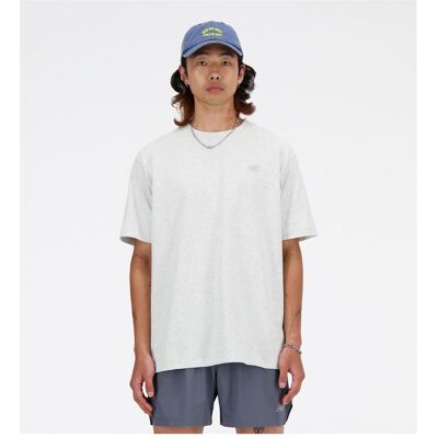 New Balance, Herren, Shirts, NB Athletics Cotton T-Shirt, Weiss, (M) New Balance, Herren, Shirts, NB Athletics Cotton T-Shirt, Weiss, (M)