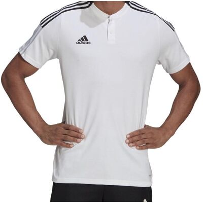 Adidas Herren, Shirts, TIRO 21 POLO, Weiss, (XS) Adidas Herren, Shirts, TIRO 21 POLO, Weiss, (XS)