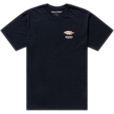 Troy Lee Designs, Herren, Shirts, T-Shirt, Feather, black/black, M, Schwarz, (M) Troy Lee Designs, Herren, Shirts, T-Shirt, Feather, black/black, M, Schwarz, (M)