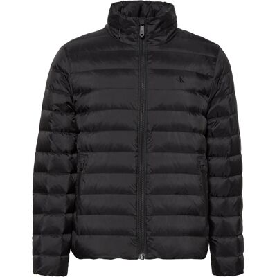 Calvin Klein Jeans, Herren, Leichte Jacken, Ls Nylon Lt Wt Hooded Fz Puffer, Schwarz, (XL) Calvin Klein Jeans, Herren, Leichte Jacken, Ls Nylon Lt Wt Hooded Fz Puffer, Schwarz, (XL)