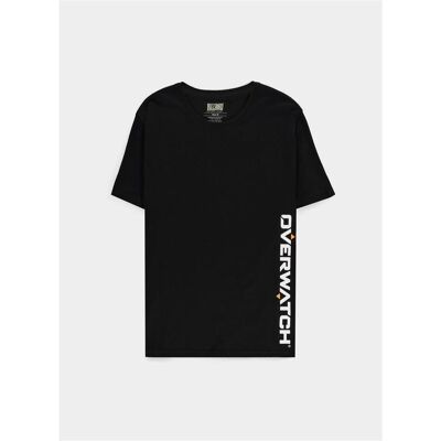Overwatch, Herren, Shirts, Vertical Logo Men's Short Sleeved Tshirt, Schwarz, (M) Overwatch, Herren, Shirts, Vertical Logo Men's Short Sleeved Tshirt, Schwarz, (M)