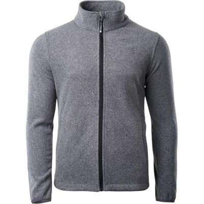 Hi-Tec, Herren, Pullover, men's sweater POLAR HENIS EBONY MELANGE XL, Grau, Silber, (XL) Hi-Tec, Herren, Pullover, men's sweater POLAR HENIS EBONY MELANGE XL, Grau, Silber, (XL)