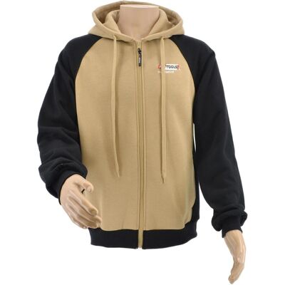 Awtools, Herren, Hemden, Sweatshirt Mit Reissverschluss T6/ Beige-Schwarz/ M, Beige, Schwarz, (M) Awtools, Herren, Hemden, Sweatshirt Mit Reissverschluss T6/ Beige-Schwarz/ M, Beige, Schwarz, (M)