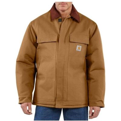 Carhartt, Herren, Leichte Jacken, Cappotto Tradizionale Isolato, Schwarz, (L) Carhartt, Herren, Leichte Jacken, Cappotto Tradizionale Isolato, Schwarz, (L)
