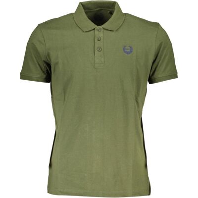 Gian Marco Venturi, Herren, Shirts, Gianmarco Venturi Grünes Poloshirt aus Baumwolle, Grün, (XXL) Gian Marco Venturi, Herren, Shirts, Gianmarco Venturi Grünes Poloshirt aus Baumwolle, Grün, (XXL)