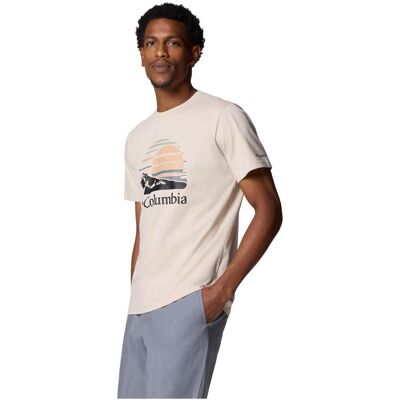Columbia, Herren, Shirts, Path Lake™ Graphic Tee II, Braun, Beige, (L) Columbia, Herren, Shirts, Path Lake™ Graphic Tee II, Braun, Beige, (L)