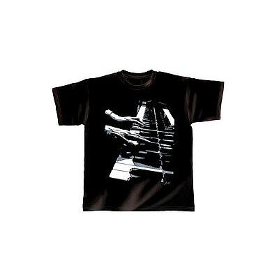 Rock You, Herren, Shirts, T-Shirt schwarz Piano Hands L, Schwarz, (L) Rock You, Herren, Shirts, T-Shirt schwarz Piano Hands L, Schwarz, (L)