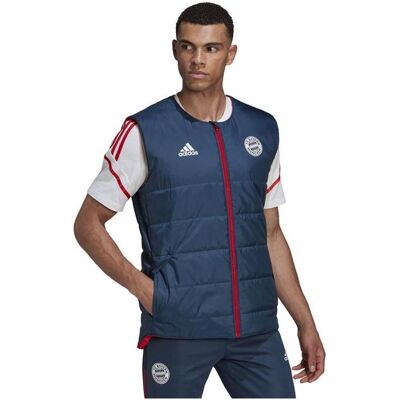 Adidas Herren, Westen, Bayern Pad Weste, Rot, Blau, (S) Adidas Herren, Westen, Bayern Pad Weste, Rot, Blau, (S)