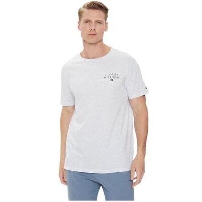 Tommy Hilfiger Herren, Shirts, Herren T-Shirt CN Tee Logo, Grau, (M) Tommy Hilfiger Herren, Shirts, Herren T-Shirt CN Tee Logo, Grau, (M)