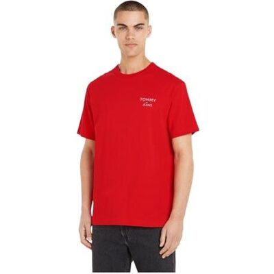Tommy Hilfiger Herren, Shirts, Herren T-Shirt Tjm Reg Corp, Rot, (XL) Tommy Hilfiger Herren, Shirts, Herren T-Shirt Tjm Reg Corp, Rot, (XL)