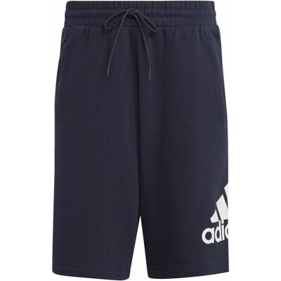 Adidas Herren, Shorts, Essentials Shorts aus French Terry mit grossem Logo, Blau, (M) Adidas Herren, Shorts, Essentials Shorts aus French Terry mit grossem Logo, Blau, (M)
