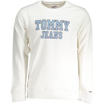 Tommy Hilfiger Herren, Pullover, Bianco Cotton Mens Sweatshirt, Weiss, (XXL) Tommy Hilfiger Herren, Pullover, Bianco Cotton Mens Sweatshirt, Weiss, (XXL)