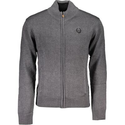 Gian Marco Venturi, Herren, Pullover, Gianmarco Venturi Grauer Baumwoll-Pullover, Grau, (L) Gian Marco Venturi, Herren, Pullover, Gianmarco Venturi Grauer Baumwoll-Pullover, Grau, (L)