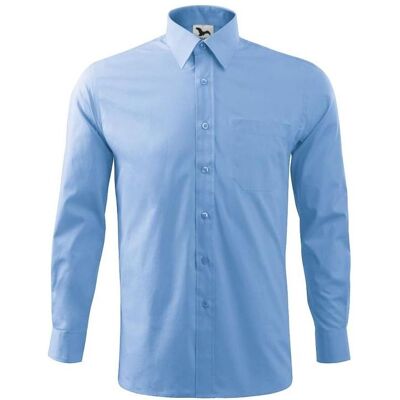 Malfini, Herren, Hemden, Style LS M MLI-20915 shirt blue, Blau, (L) Malfini, Herren, Hemden, Style LS M MLI-20915 shirt blue, Blau, (L)