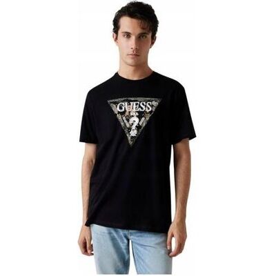 Guess Herren, Shirts, Herren-T-Shirt Dreieck Schwarz, Schwarz, (XL) Guess Herren, Shirts, Herren-T-Shirt Dreieck Schwarz, Schwarz, (XL)