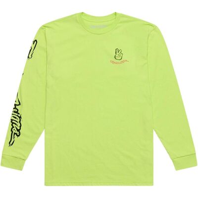 Troy Lee Designs, Herren, Pullover, Longsleeve, Peace Out, glo yellow, M, Gelb, (M) Troy Lee Designs, Herren, Pullover, Longsleeve, Peace Out, glo yellow, M, Gelb, (M)