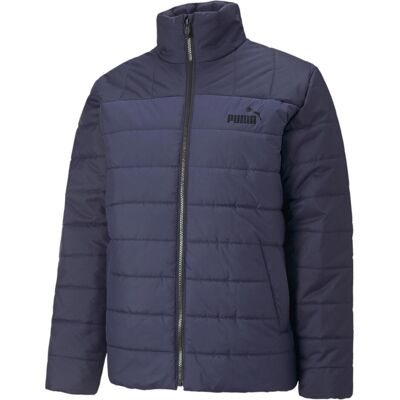 Puma Herren, Winterjacken, ESS+ Padded Jacket, Blau, (S) Puma Herren, Winterjacken, ESS+ Padded Jacket, Blau, (S)