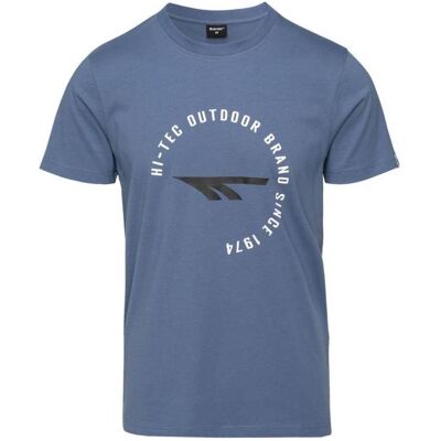 4F, Herren, Shirts, Noel Herren T-Shirt, Blau, Grau, Silber, (S) 4F, Herren, Shirts, Noel Herren T-Shirt, Blau, Grau, Silber, (S)
