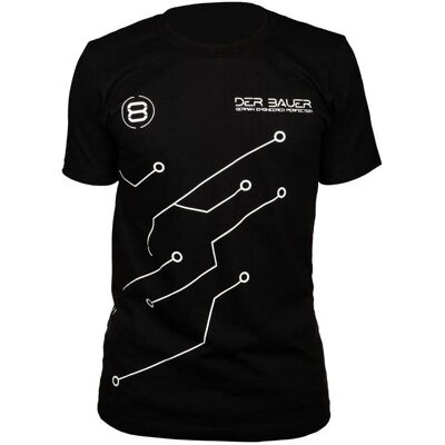 Der8auer, Herren, Shirts, T-Shirt PCB-Design (M), Schwarz, Weiss, (M) Der8auer, Herren, Shirts, T-Shirt PCB-Design (M), Schwarz, Weiss, (M)