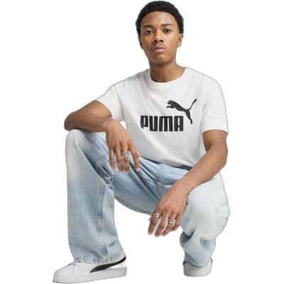 Puma Herren, Shirts, Ess No. 1 Logo, Weiss, (M) Puma Herren, Shirts, Ess No. 1 Logo, Weiss, (M)