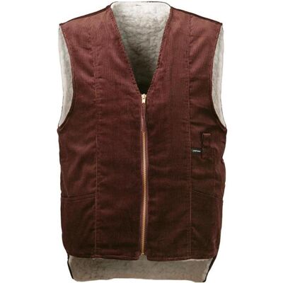 Magni, Herren, Westen, Cordweste, Webfell, Gr. 0, braun, Braun, (S) Magni, Herren, Westen, Cordweste, Webfell, Gr. 0, braun, Braun, (S)