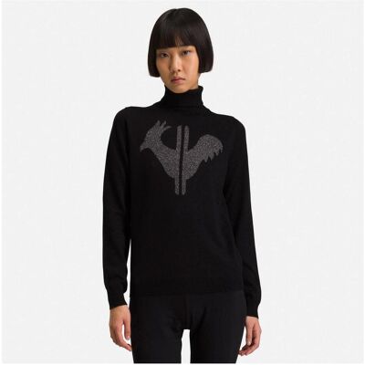 Rossignol, Herren, Pullover, Klassischer Rollkragenpullover, Schwarz, (XL) Rossignol, Herren, Pullover, Klassischer Rollkragenpullover, Schwarz, (XL)